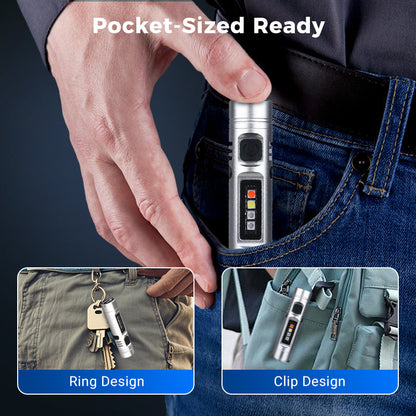 💥Multi-Functional Aluminum Alloy Mini Flashlight